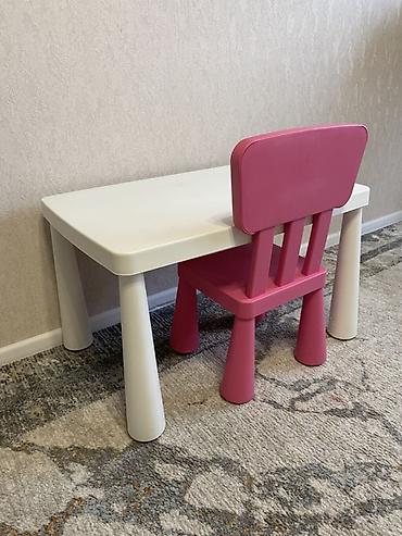 детский стол икеа: Детский комплект стол+стул IKEA Маммут - Набор для ребенка — 2