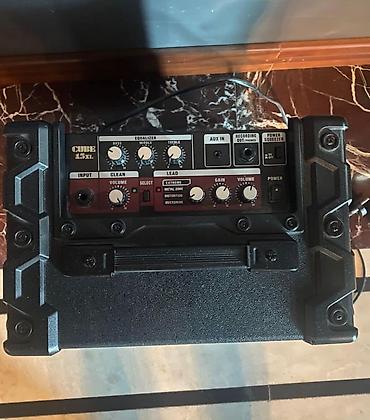 gitara temiri: Elektron gitar üçün səs çihazı. Demək olarki işlədilməyib. Qızımən — 2