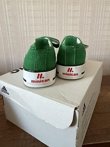 converse canta: Uşaq idman ayaqqabısı – Minican brendi - Rəng: Yaşıl, kontrast ağ — 2