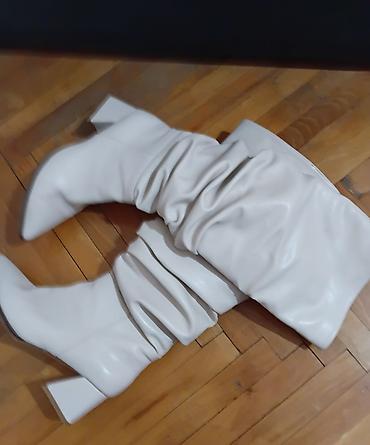 Čizme: Čizme, 39, bоја - Bela — 1