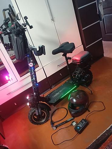 Elektrikli samokatlar: Elektrik skuter – FaSTer RS7 - Güclü elektrik skuter, oturacaqlı — 27