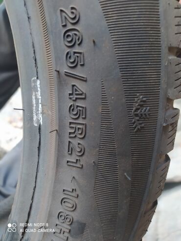 колеса зимние: Зимняя шина 265/45 R21 108H XL Срочно Основные характеристики: - Тип