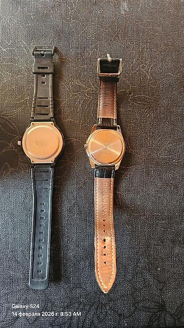 amerika saati: 2 ədəd original Amerikadan gəlmə casio kişi saatı. paslanmaz — 1
