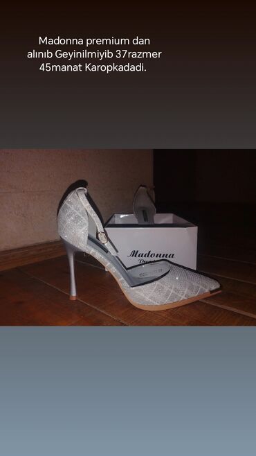Сапоги: Madonna Premium qadın tuflisi - Model: incə burunlu, nazik hündür