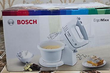 Digər məişət texnikası: Bosch ErgoMixx əl mikseri + döndürülən stend və qab (model: MFQ36460) — 1