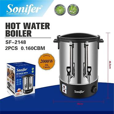 Mətbəx texnikası: Samovar isti su qızdırıcısı (Hot Water Boiler) - Güc: 2000W - Həcm — 2