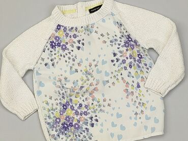 biały sweterek 74: Sweterek, 1.5-2 lat, 86-92 cm, stan - Dobry