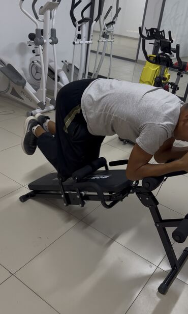 Скамьи для жима: Скамья для жима лёжа Гиперэкстензия: 11000 сом Тренажер для пресса — 8