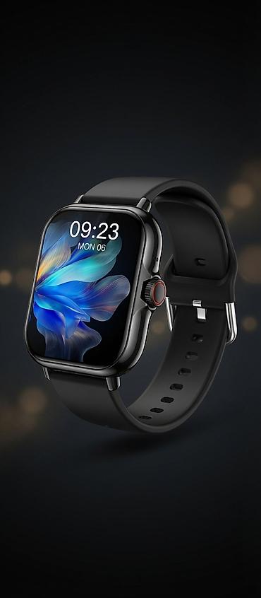 14 pro max qiymet: Ağıllı saat – kvadrat ekranlı, tam sensorlu toxunuş. Zərif metalik — 3