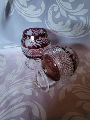 Čaše: Case nove kristal,rucni rad,Ebeling - Reuss. Case za dvoje za — 8