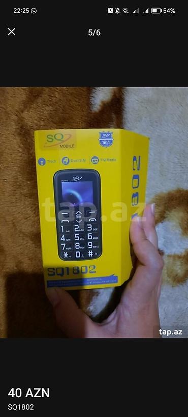 Digər mobil telefonlar: Məhsul: SQ Mobile SQ1802 düyməli telefon Xüsusiyyətlər: - Böyük — 4