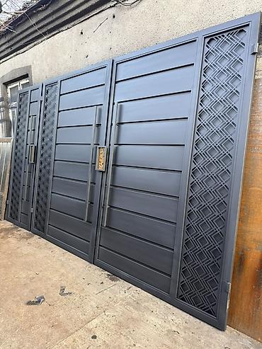 Распашные ворота: Металлические ворота и калитки под заказ - Изготовление распашных и — 23