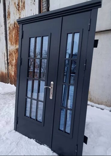 двери балконные: Пластиковая дверь, Со стеклом, Кыргызстанская, Новый