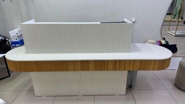 гост офисная мебель: Кеңсе эмереги комплекти, ДСП, түсү - Ак