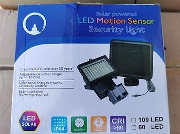 Baštenska rasveta: Solarni Reflektor sa senzor, daljinski wailers 100w 200w. Vodootporni — 9