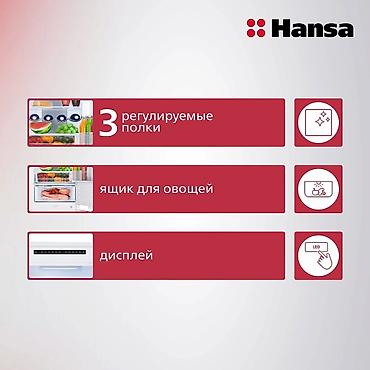 hansa: Холодильник Hansa, Новый, Двухкамерный, Low frost — 3