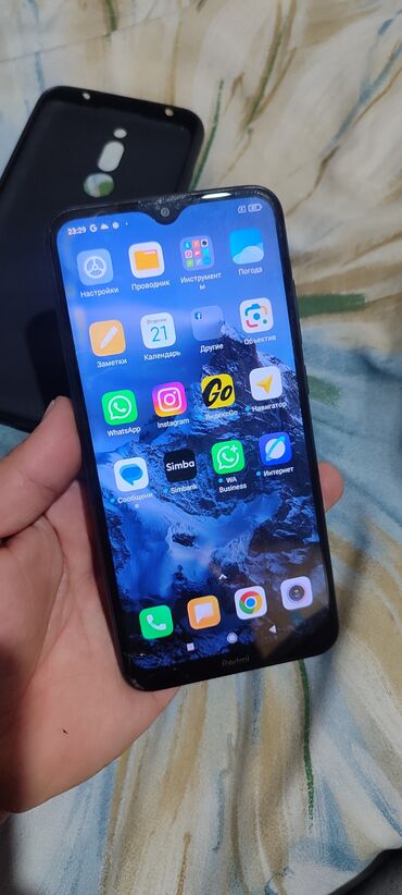 телефон бишкек бу: Redmi, Redmi 8, Б/у, 64 ГБ, цвет - Черный, 2 SIM