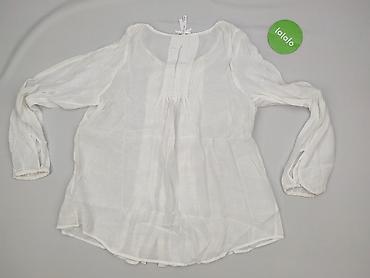 niebieska bluza hm: White, Bluzka damska, rozmiar XL — 4