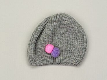 czapka szara: Hat, 38-39 cm, condition - Very good