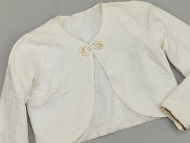 biała bluzka do zakietu: Children's bolero 3-4 years, Cotton, condition - Good