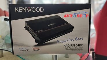 masin ucun ses guclendirici: Səs gücləndirici kenwood Max Power 1000W RMS-Power 80Wx4 KAC-PS804EX
