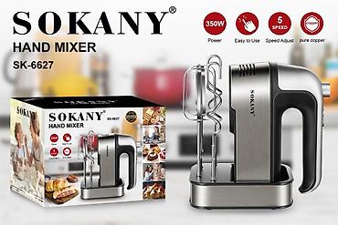 Ручной миксер SOKANY SK-6627 - Мощность: 350 Вт (медная обмотка