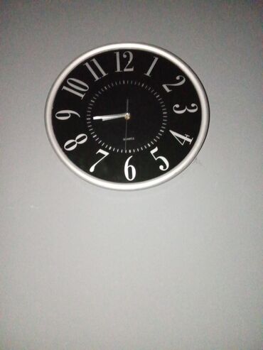 led lusteri sa daljinskim: Wall clock, color - Black, New