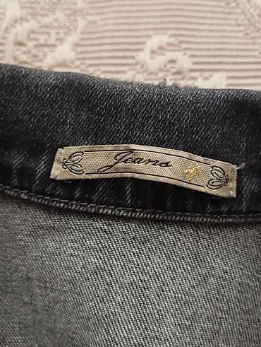balonka jilet: Jeans markalı cins jilet 10-14 yash - Model: qol­suz, klassik yaxalı - — 2