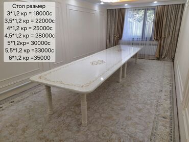 растения домашние: Кухонный стол, Прямоугольный, Нераскладной