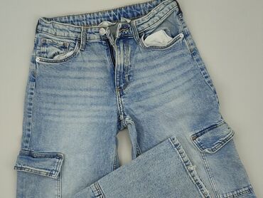 hm sandały czarne: Jeans, H&M, 12 years, 152, condition - Good