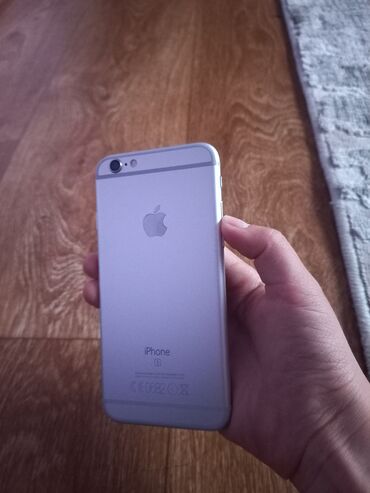 Apple iPhone: IPhone 6s, Б/у, 16 ГБ, Серебристый, 100 %