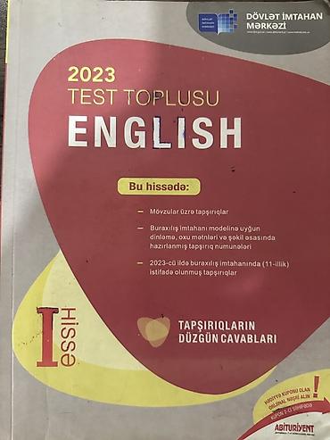 Testlər: İngilis dili Testlər 11-ci sinif, DİM, 2-ci hissə, 2024 il — 3