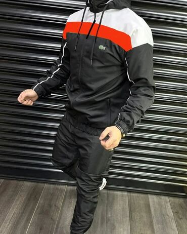 novi model tech fleece: Komplet, S (EU 48), Lacoste, bоја - Šareno, Mikrofiber