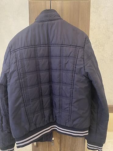 kişi jaketleri: Kişi qış/küləkkeçirməz jaket - Rəng: tünd göy (navy) - Model: qısa — 3