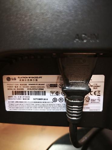 lg flatron w: Ela veziyyetde LG Flatron W1943SS-PF monitor. Çox az ışlənib,heç bir — 3