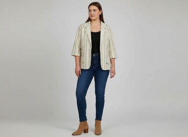 lenar plus spodnie: Women's blazer, size XL