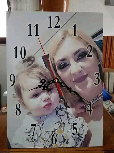 Satovi za kuću: Personalizovani zidni/sobni sat sa vašom fotografijom ZIDNI sat sa — 30
