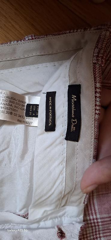 Şalvarlar: Şalvar, Massimo Dutti, S, rəng - Qırmızı — 3