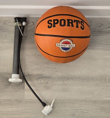 мяч баскетбол купить: Новый баскетбольный мяч и насос с иглой. Абсолютно новые, ни разу не