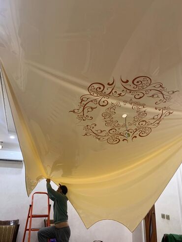 Натяжной потолок: Натяжной потолок Глянцевое, 3D потолки, Матовое Бесплатный замер, Гарантия, Бесплатная консультация — 17