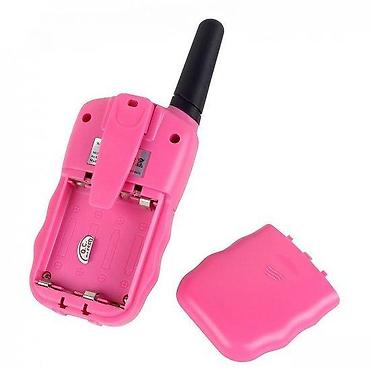 Ostali aksesoari za decu: Baofeng BF-T3 par PMR/FRS dječijih/turističkih vokitokija – roze boje — 4