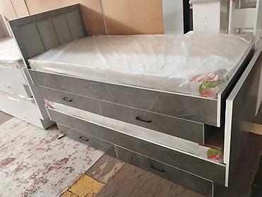 bunk bed: Односпальная кровать, Новый, С ящиком для хранения, длина - 200 см — 9