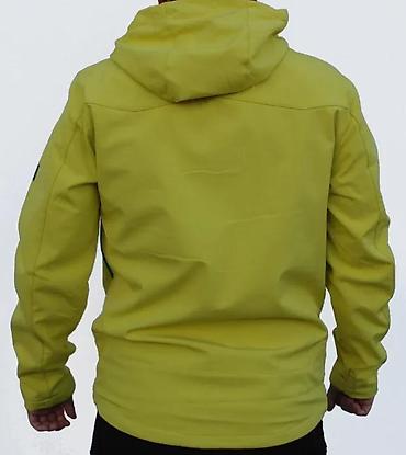 pull: Muška outdoor softshell jakna – žuta sa plavim rajsferšlusima - — 5