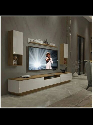 Sifarişlə TV stendlər: Siyirməli, Polkalı, Sadə laminat, Azərbaycan, Zəmanətli, Kredit yoxdur — 6