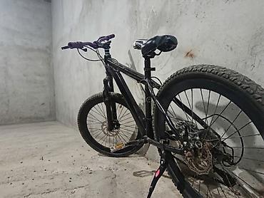 velosiped land rover: Dağ/trekking tipli velosiped - Güclü alüminium gövdə, qara rəng - 24 — 3