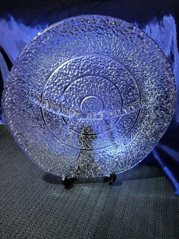 Kuhinjski setovi: Tanjir Sahara nov iz 60ih za serviranje dizajner Jan SD staklara na lalafo.rs — 1 Kuhinjski setovi: Tanjir Sahara nov iz 60ih za serviranje dizajner Jan SD staklara — 1