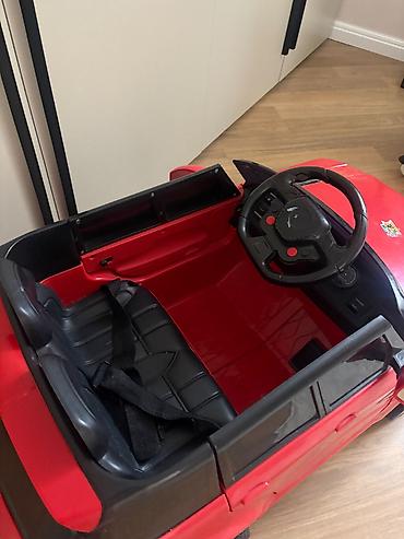 Uşaq üçün elektrik maşınları: Uşaq üçün elektrikli minik avtomobili - Rəng: qırmızı, SUV stilində — 3