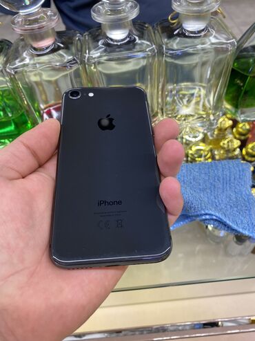 iphone şarj: IPhone 8, 64 ГБ, Черный, Отпечаток пальца, Беспроводная зарядка