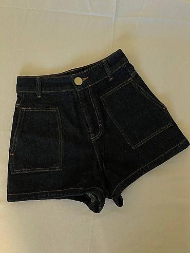 шорты zara: Шорты, Стандартные, Джинс, Лето, Новый, S — 1