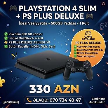 15 pro maxs: Ps4 slim 500gb PlayStation 4 Slim + PS Plus Deluxe paketi — 1